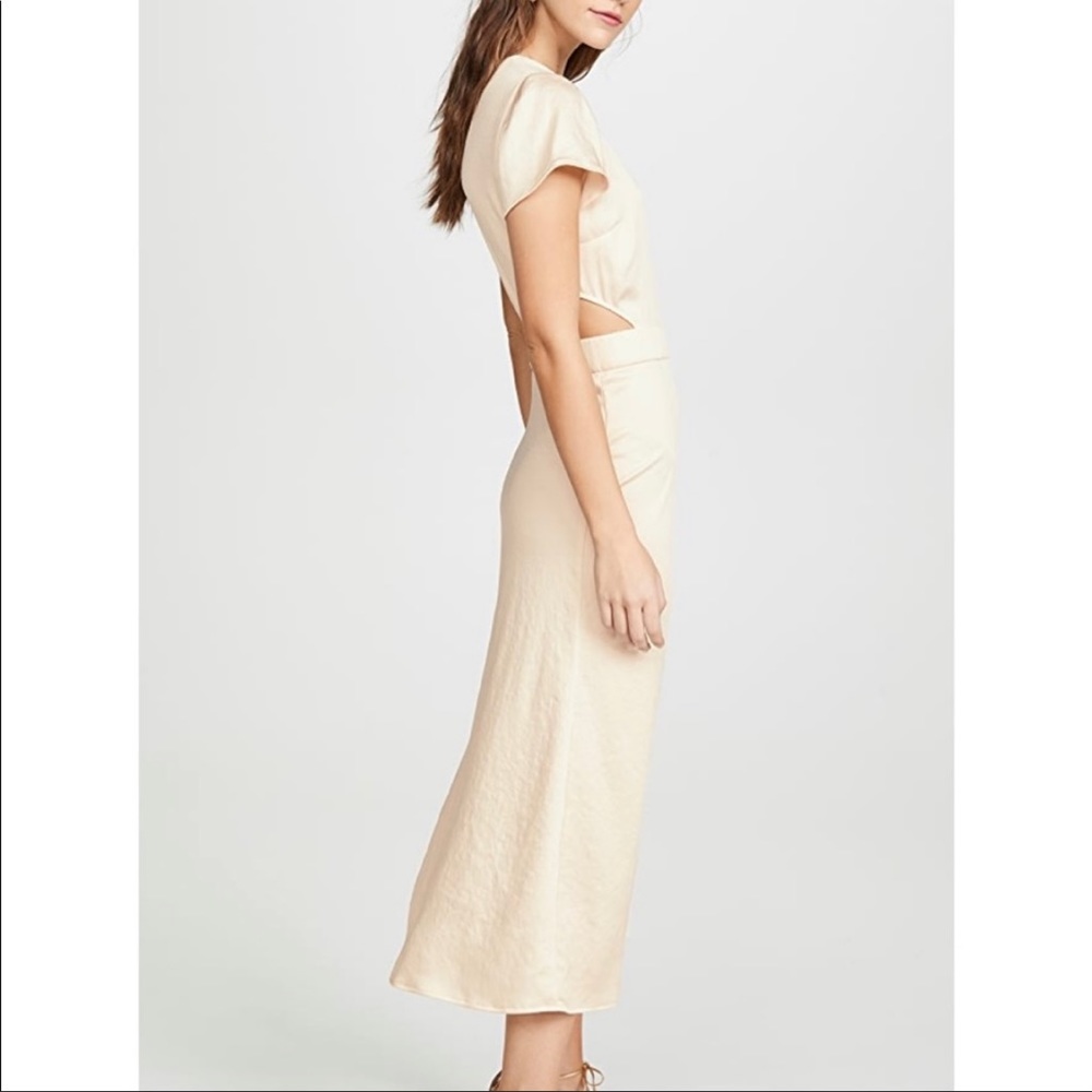 ba&sh Ritz Dress in Pale Peach - Picture 3 of 12